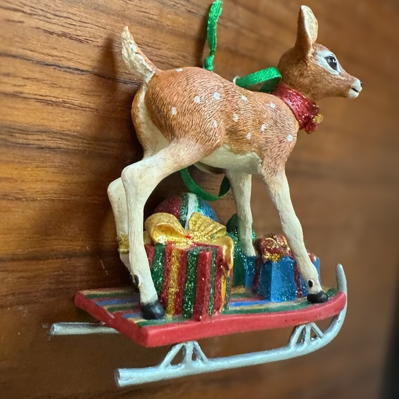 The Danbury Mint Baby Animal Collection Fawn Deer Christmas Ornament - Picture 5 of 10